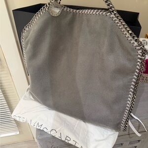 Stella McCartney Metallic Gray Tote